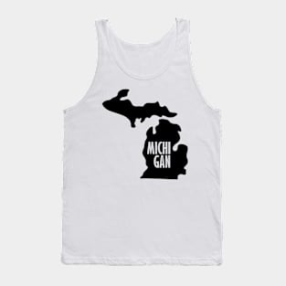 Michigan - Black Tank Top